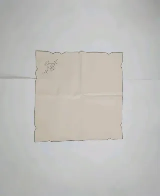 Tovagliette lino ricamate a mano