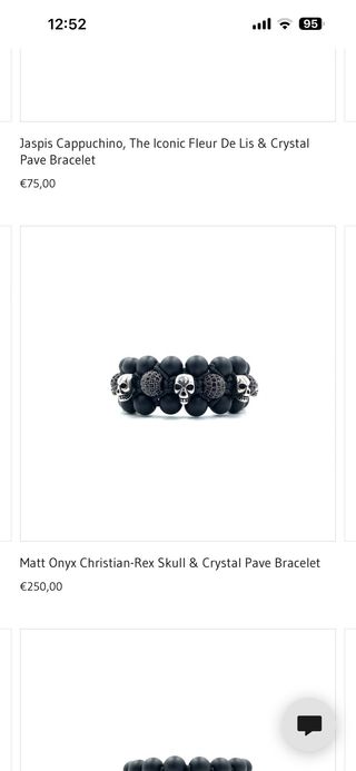 Pulsera Christian Rex Calaveras