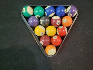 Mesa de billar blanca casi nueva