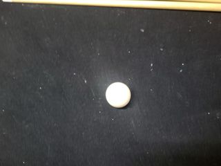 Mesa de billar blanca casi nueva