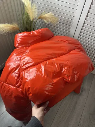 Chaqueta Zara Naranja Brillante