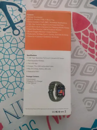 Smartwatch LCD NFC e IP67