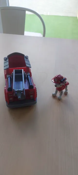 Figura Marshall Camión Bomberos Patrulla Canina