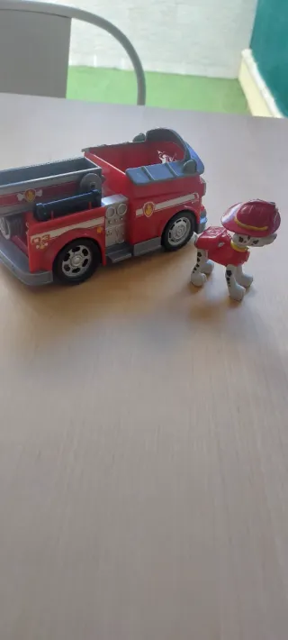 Figura Marshall Camión Bomberos Patrulla Canina