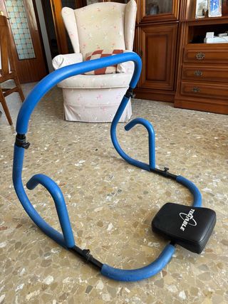 Máquina de abdominales azul