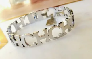 Pulsera Carolina Herrera CH Plata