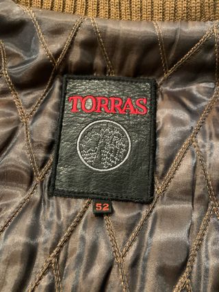 Chaqueta de piel TORRAS marrón hombre