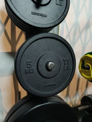 Discos de Pesas Decathlon 5kg (2€/kg)