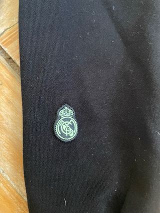 Sudadera Real Madrid Negra con Capucha