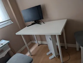 Mesa de escritorio blanca Ikea