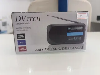 Radio DV TECH AM/FM 2 Bandas