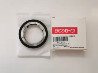 Adaptador de objetivo para cámaras Canon EOS