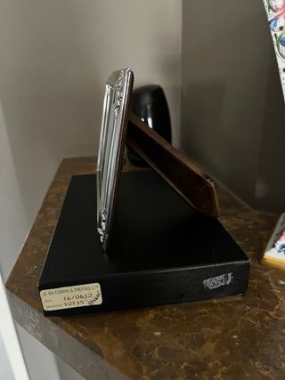 Moldura Prata Isabel Cabanillas