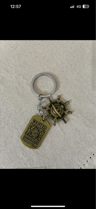 Portachiavi e adesivo One Piece