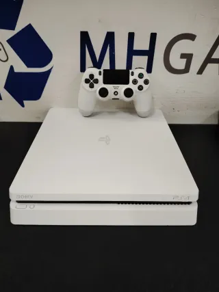 PS4 Slim Blanca 500GB + 1 Año Garantía