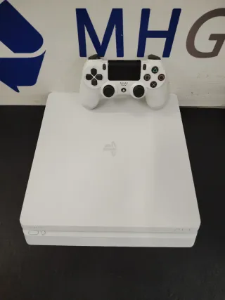 PS4 Slim Blanca 500GB + 1 Año Garantía