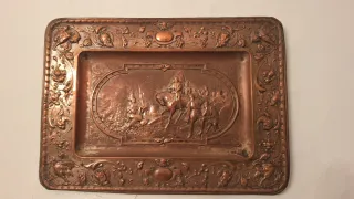 Bandeja cobre La Rendición de Granada