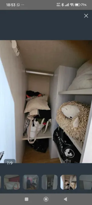 Cama nido juvenil con armario y escritorio