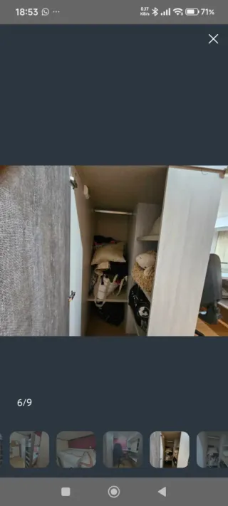 Cama nido juvenil con armario y escritorio