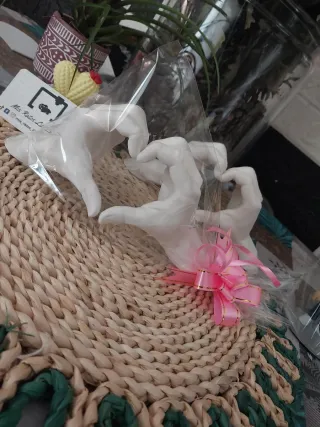 Figura Manos Corazón Decorativa 3D