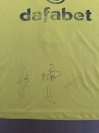 Camiseta Cádiz CF 20/21 Firmada A.Negredo Talla S