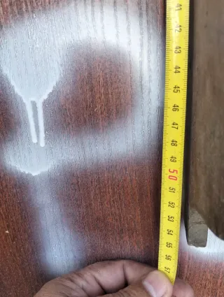 Estante vintage de madera con cajón