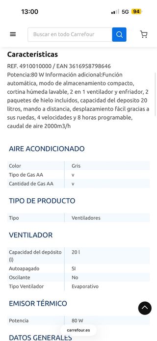 Aire Acondicionado Klindo Portátil