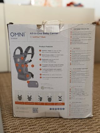 Mochila Ergobaby Omni Breeze Gris