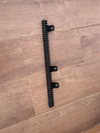 Cremallera Puerta Garaje Negra 52 centimetros