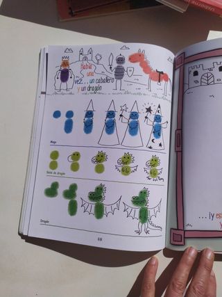 El libro de pintar con los dedos para niños (Sp...