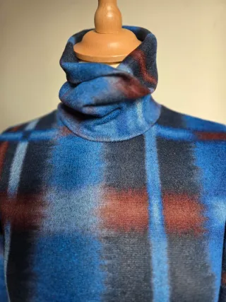 Vestido de punto estampado