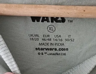 Camiseta Star Wars Bebé Yoda Verde