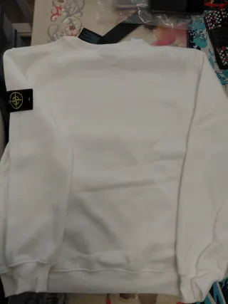 Sudadera Stone Island Blanca