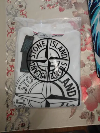 Sudadera Stone Island Blanca