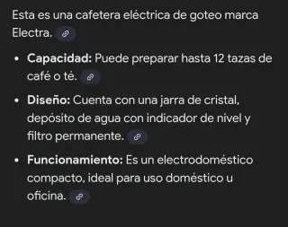 Cafetera Electra Germany