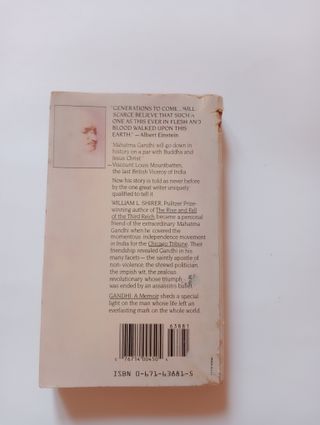 Ghandi A Memoir - William L. Shirer