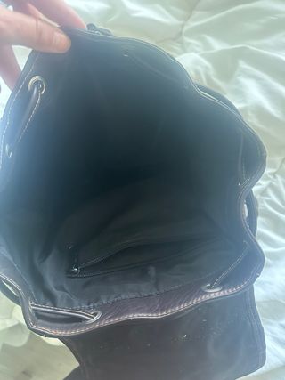 Mochila Cuero Diseño Mola Colombiana