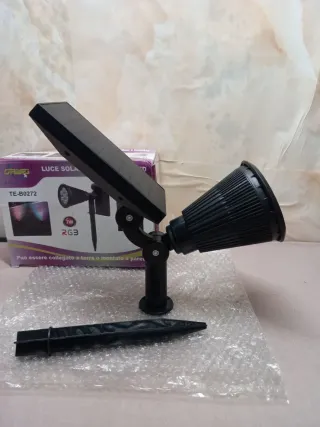 Lampione Solare LED RGB DAWEI TE-B0272