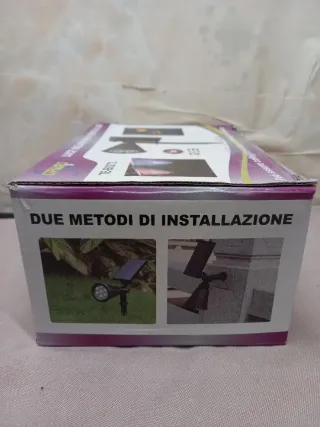 Lampione Solare LED RGB DAWEI TE-B0272