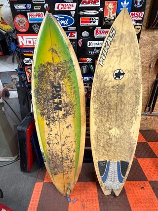 Tablas de surf vintage PUKAS y PSM