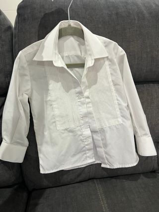 Tirantes de traje azul y marrón niño 3-4 años