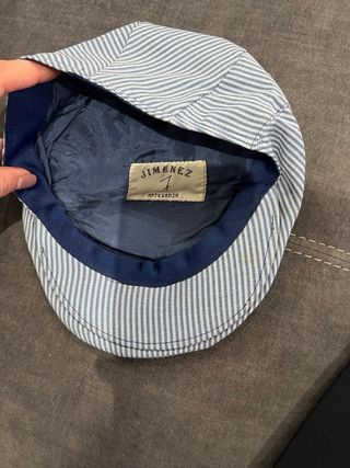 Tirantes de traje azul y marrón niño 3-4 años