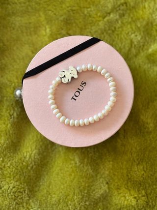 Pulsera Perlas Oso Tous