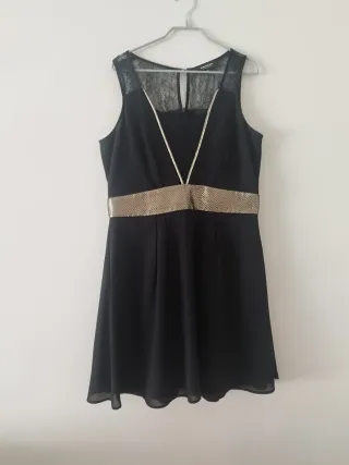 Vestido fiesta negro Morgan talla 44