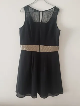 Vestido fiesta negro Morgan talla 44