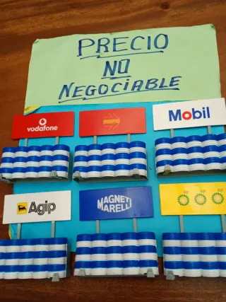 Scalextric Lote Vallas Publicidad pancartas defens