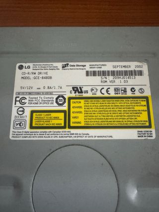 Masterizzatore CD-RW LG 48x16x48x