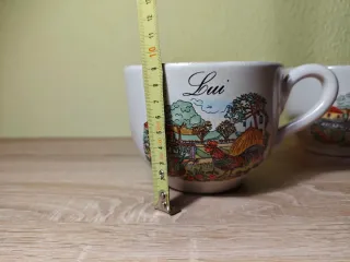 TAZAS XL VINTAGE CERÁMICA (Set 2) PARA ÉL Y ELLA..