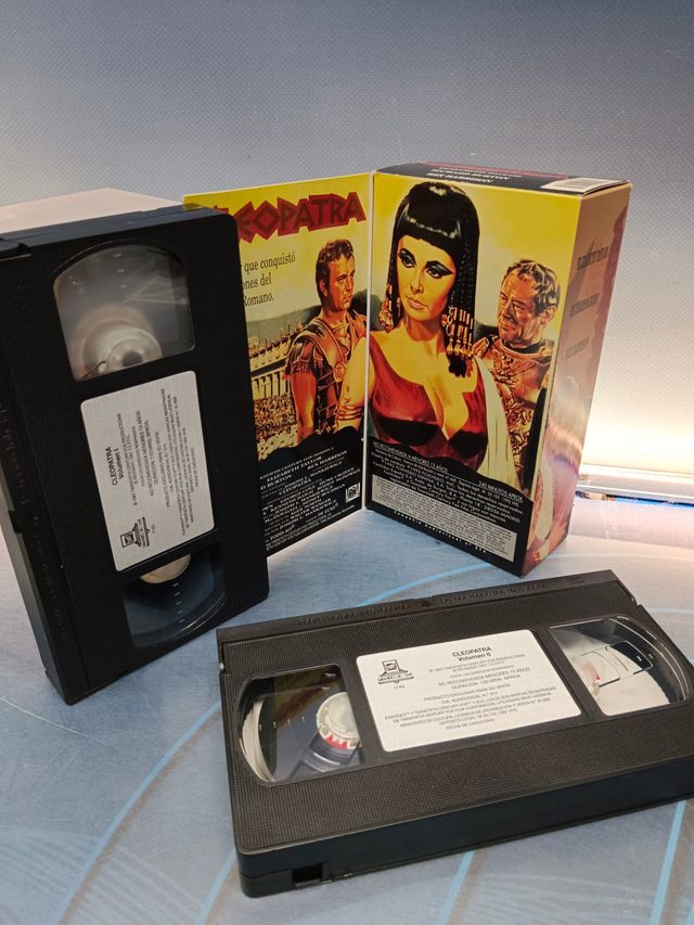 vhs, CLEOPATRA - ELIZABETH TAYLOR - RICHARD BURTON