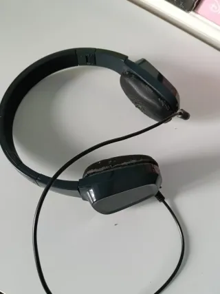 Auriculares Cascos Negro/Gris